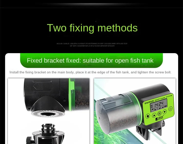 Alimentador automático de pecera, alimentador de sincronización inteligente, alimentador de peces dorados, aparato de alimentación de acuario de peces de gran capacidad