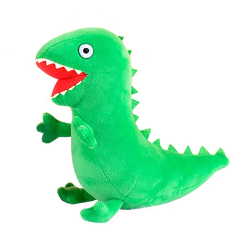 Peppa Pig-muñeco de peluche de Peppa Pig para niños, juguete de alta calidad de 19CM, oso de peluche de dinosaurio, figura de Anime suave, regalos de cumpleaños para niños