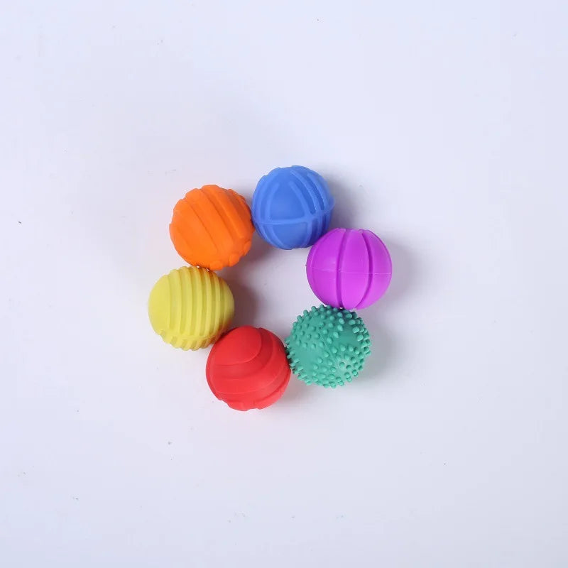 Bola magnética para aliviar el estrés, bola de silicona educativa sensorial para aliviar el estrés, bola texturizada para TDAH