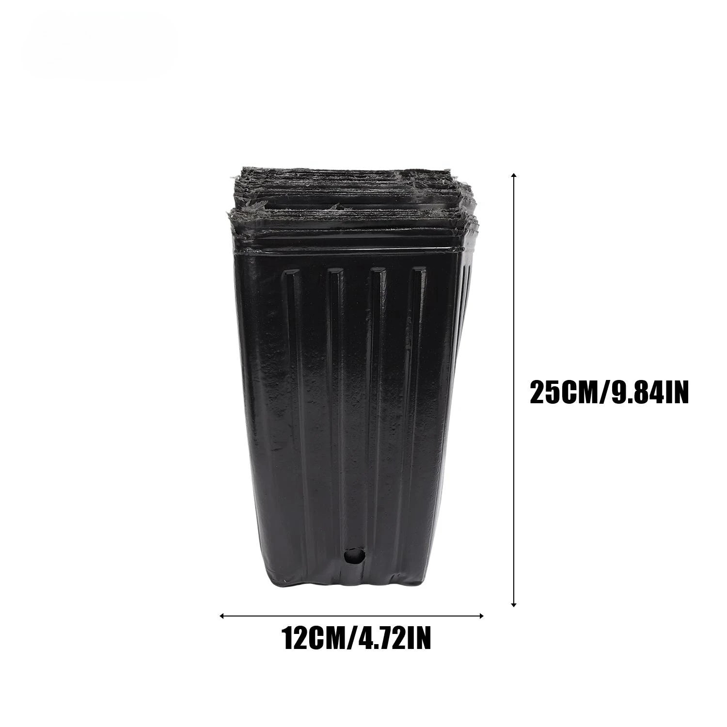 Macetas Altas y Profundas para Árboles, Contenedores para Plantas y Flores, Macetas de Inicio con Orificios de Drenaje, Vasos para Semilleros de Jardín y Exteriores