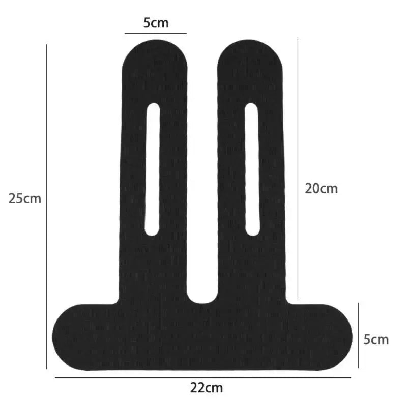 Cinta de kinesiología, atlética y elástica, transpirable, para rodillas, impermeable, proporciona soporte y estabilidad para correr, 1/5 Uds.