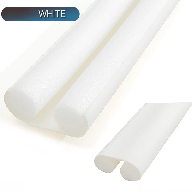 Tapón de tira de sellado inferior de puerta Flexible, protector de burlete para puerta, bloqueador de polvo y viento, tapón sellador, sello de puerta, superventas