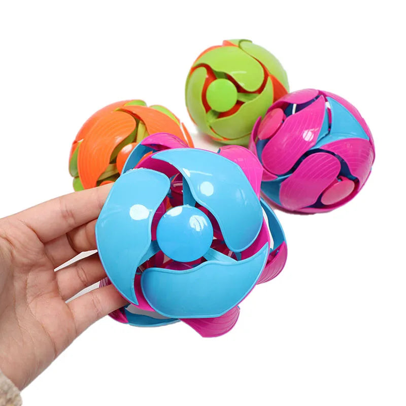 2 piezas de accesorios de plástico para reducir la presión para niños, pelota deformable de doble color, accesorios para reducir la presión entre padres e hijos