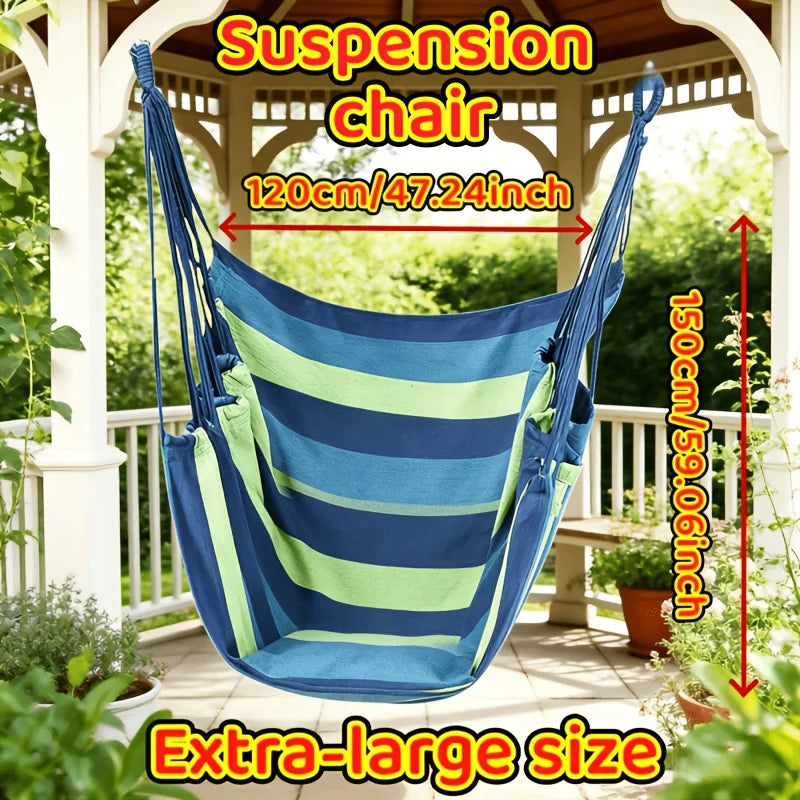 Silla Colgante para Patio y Jardín, Hamaca para Exteriores, Ideal para Ocio al Aire Libre, Silla de Patio, Silla de Parque