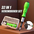 Kit de Destornilladores Multifuncional 32 en 1, Ideal para Reparar Muebles, Dispositivos Móviles, Computadoras, Pequeñas Tareas de Reparación