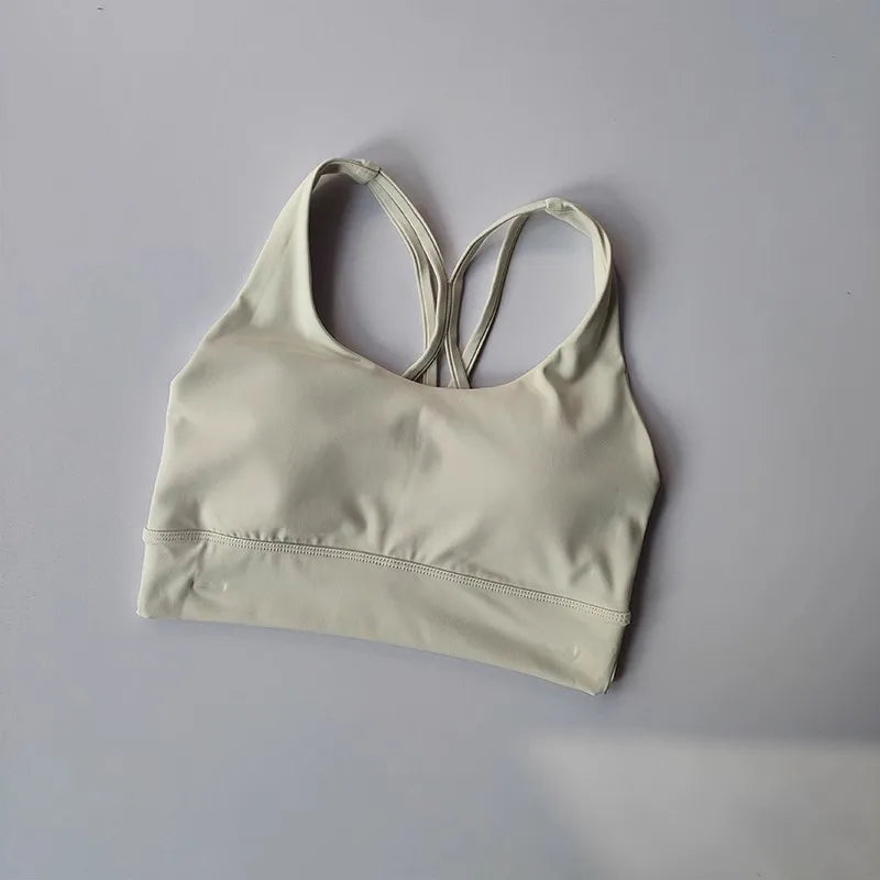 Conjunto de Yoga transpirable para mujer, traje deportivo de 2 uds, ropa de gimnasio, ropa de entrenamiento, Top corto de gimnasia, Legging de cintura alta, conjunto de sujetador de Fitness, trajes deportivos