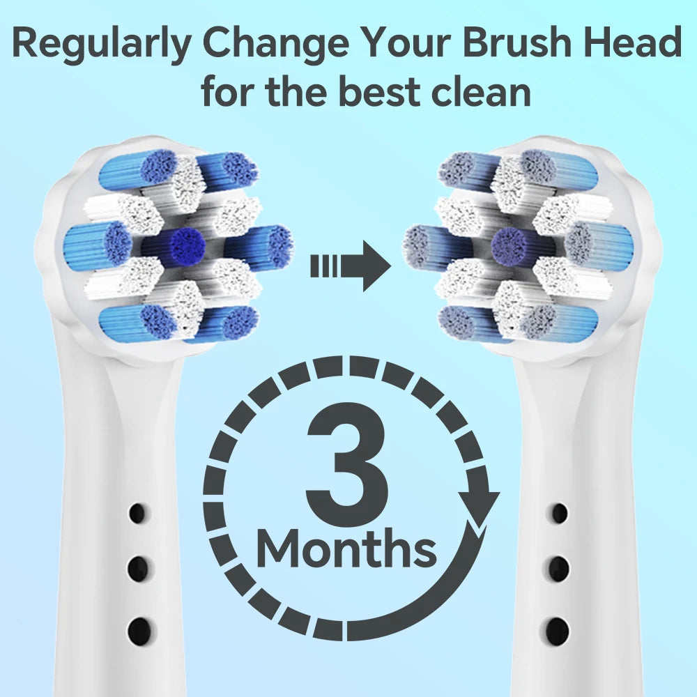 Compatible con cabezales de repuesto para cepillo de dientes eléctrico Oral B iO, cabezal de cepillo de dientes para iO 2/3/4/5/6/7/8/9/10