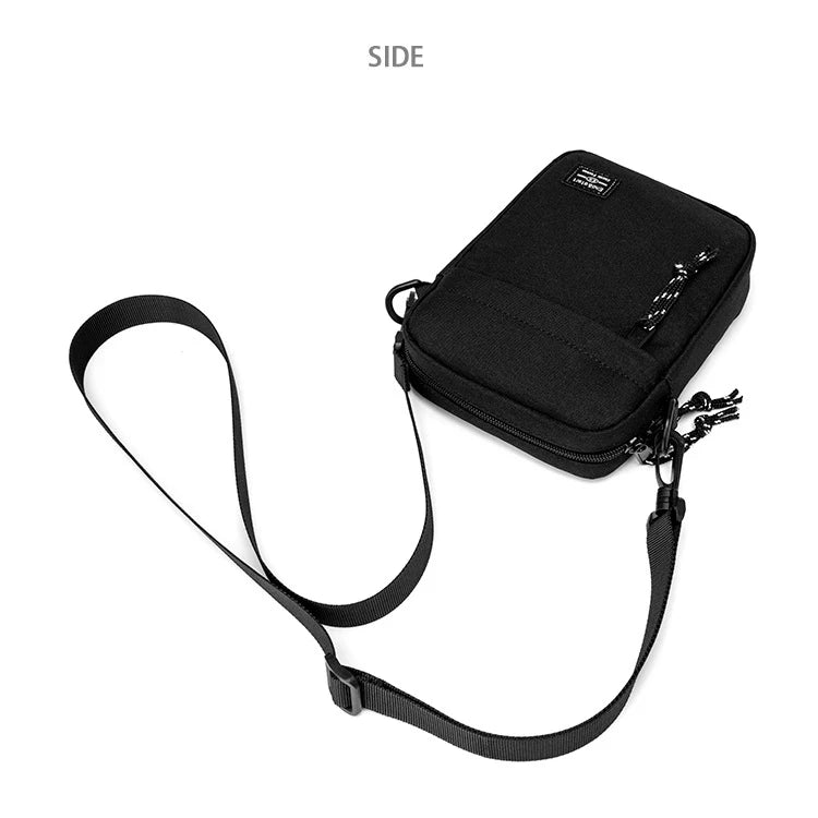 Bolso cruzado pequeño Oxford para hombre, bolso de hombro informal, billetera para teléfono móvil, ligero, Simple, compacto, adecuado para llevar diario