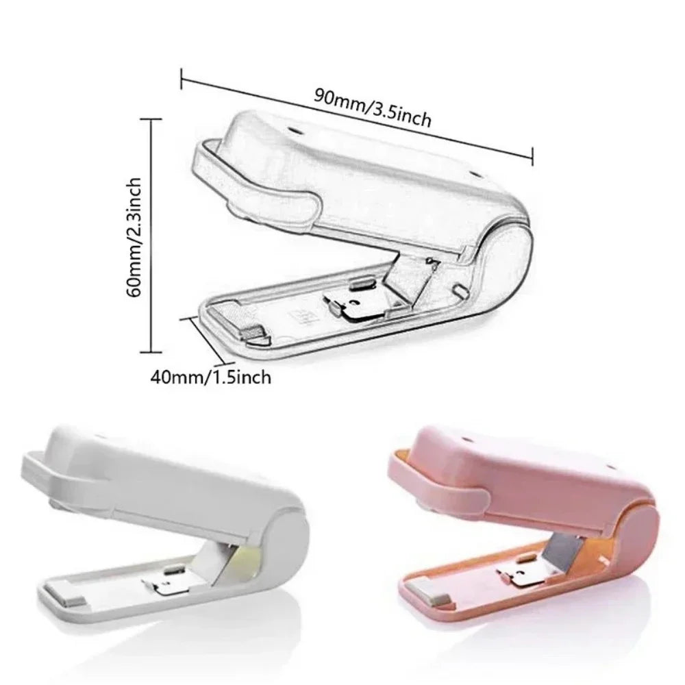 Máquina Selladora Portátil, Mini Selladora de Bolsas Térmica para el Hogar, Cierre de Bolsas de Plástico para Alimentos, Sellado Repetido, Accesorios de Cocina