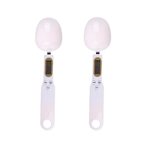 Mini báscula de cuchara báscula Digital de cocina báscula electrónica LCD para alimentos 0,1-500g cocina harina leche café en polvo cuchara medidora de peso
