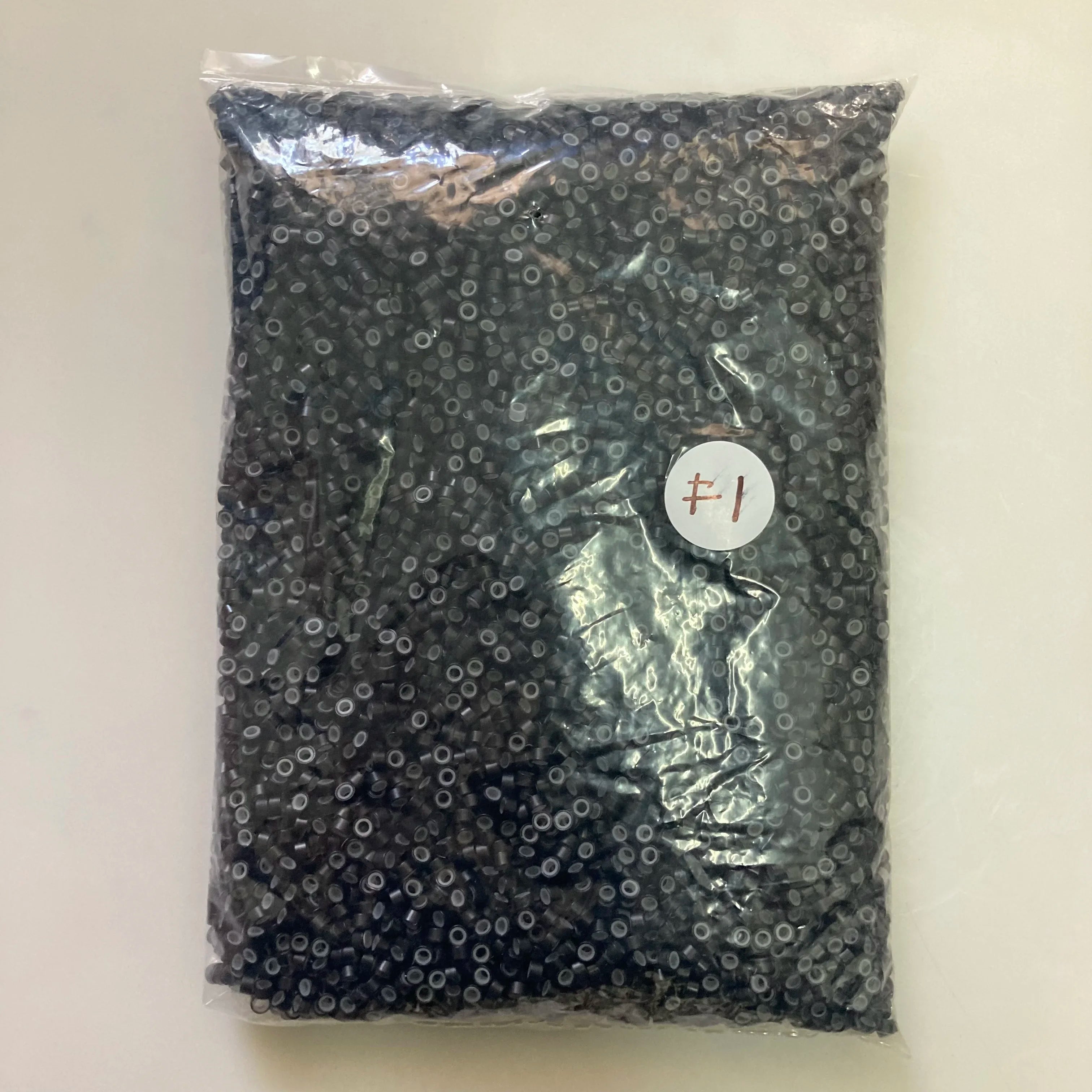 10000 unids/bolsa 5mm Micro anillo cuentas herramientas para extensiones de cabello micro anillos con silicona