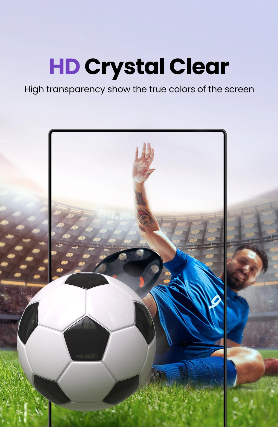 UGREEN para Samsung Galaxy S24 Ultra película protectora de pantalla de vidrio para Samsung S24 S25 Ultra película protectora HD protectores