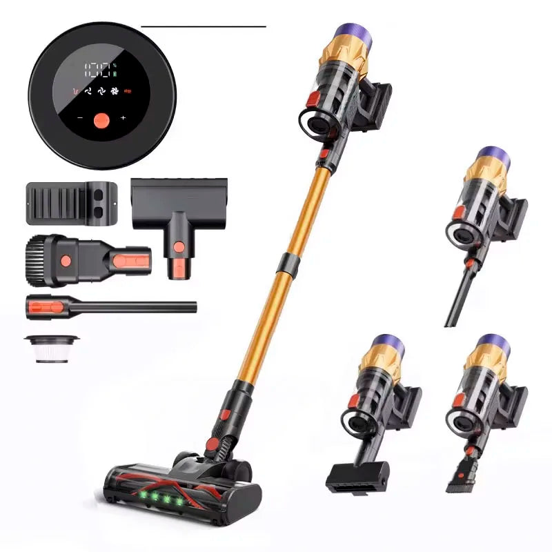 MPQU V18 50kPa 550W Aspiradora inalámbrica Batería extraíble 3 modos de potencia 1.2L Cubo de polvo Aspiradora de mano para el hogar