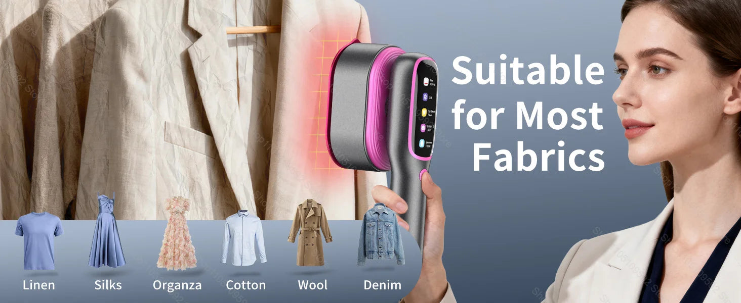 Mini vaporizador de ropa para ropa, plancha de vapor portátil de mano para viajar en casa, planchado de ropa, máquina de planchar en seco y húmedo