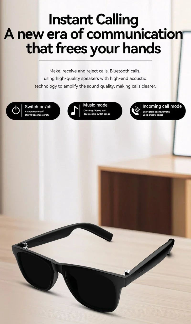 Lentes Inteligentes con IA Lenovo 2026, Nuevas, con Control Táctil 8K, Grabación de Fotos y Vídeos, Traductor, Asistente de Voz, Bluetooth, Inalámbricas
