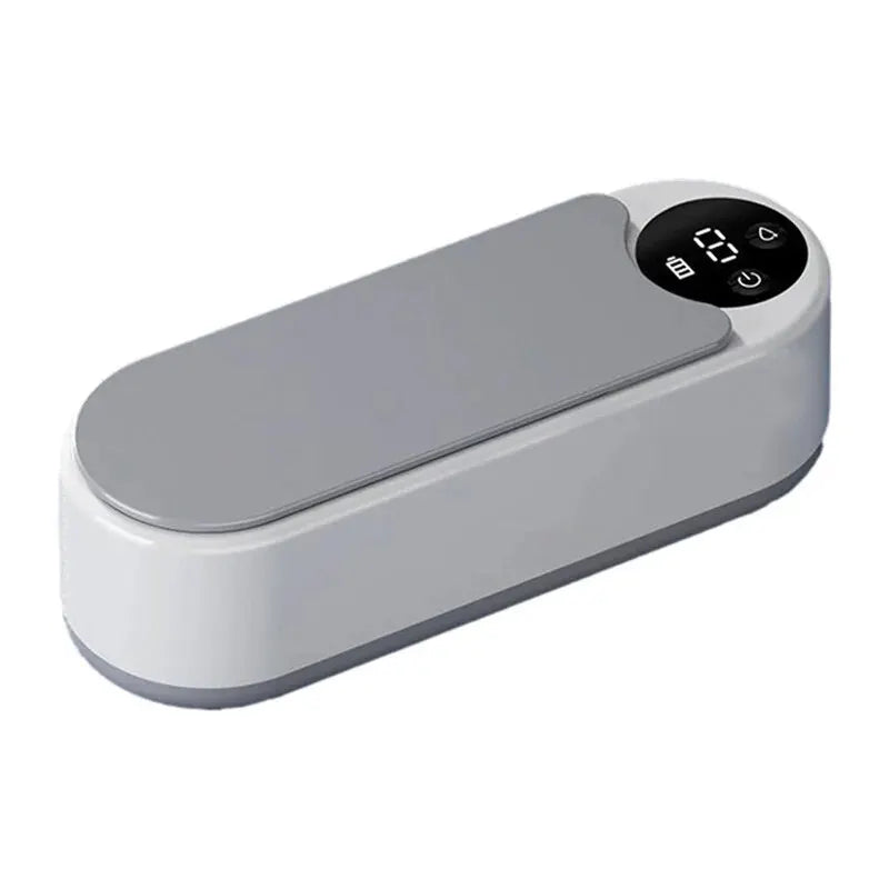 Máquina de limpieza doméstica portátil, limpiador ultrasónico de cápsulas limpias de 450ml, máquina limpiadora de joyas para anillos, gafas, brochas de maquillaje