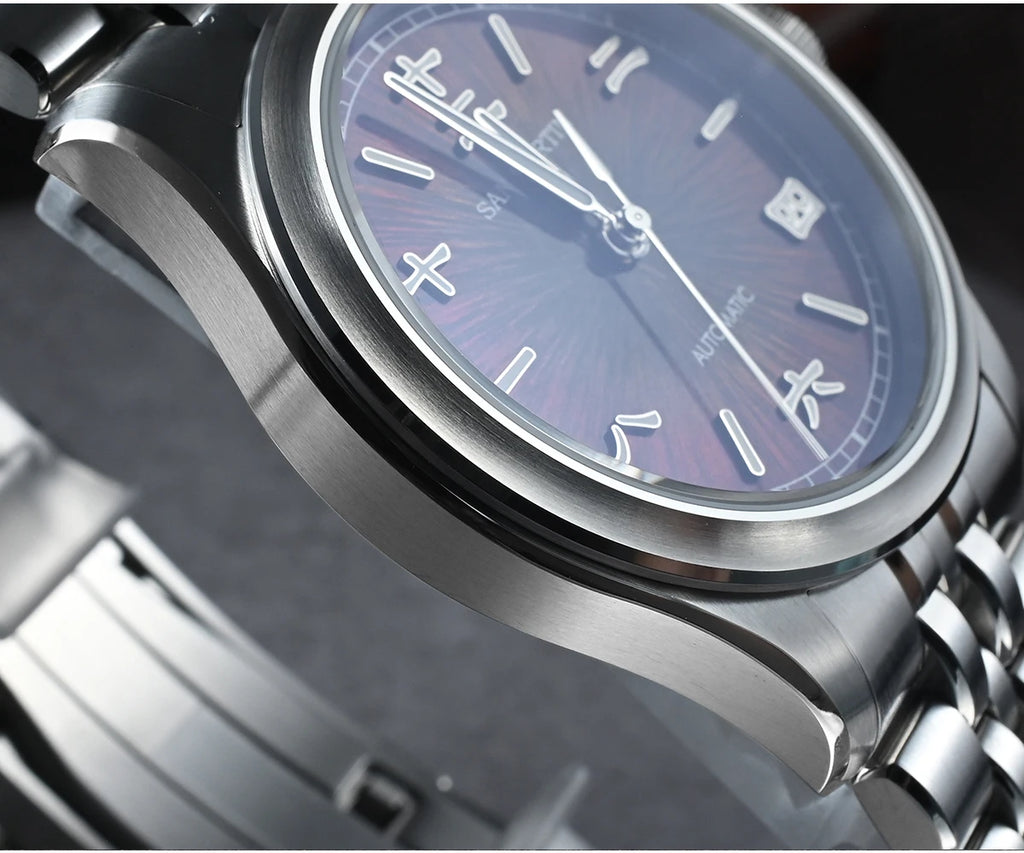 San Martin nuevo reloj Gada de 39mm estilo chino diseño Original Sunburst JianZhan Miyota 90S5 vestido de hombre mecánico automático SN0144