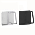 Soporte para esponjas de acero inoxidable, para esponjas de alambre de acero, para drenar y pegar en la pared interior del fregadero, suministros de cocina, 1 ud.