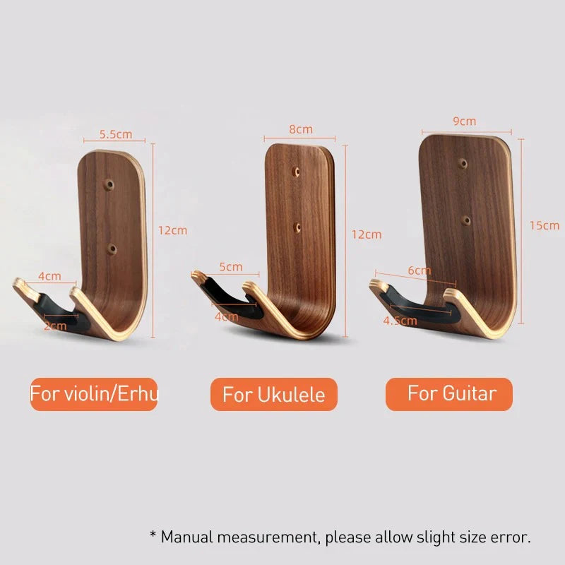 Colgador de instrumentos de cuerda, estante de almacenamiento colgante para el hogar, soporte montado en la pared, ahorro de espacio, tipo de guitarra