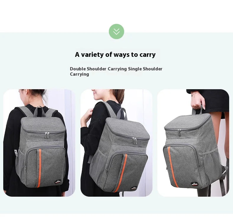 Mochilas para hombre, Bolsa térmica portátil impermeable, refrigerador duradero impermeable, IceCase, Mochilas de Picnic para acampar, Icebox Mochilas Bolsa