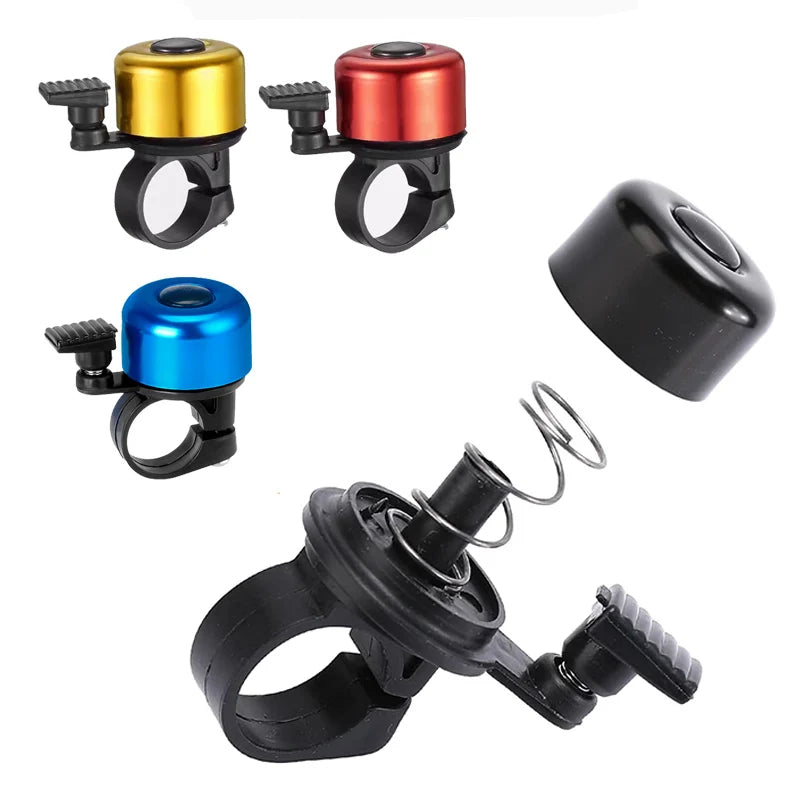 Timbre de bicicleta de aleación de aluminio, anillo de bocina de montaña, alarma de sonido de seguridad, manillar, alarma de advertencia de ciclismo, accesorios para bicicleta para niños