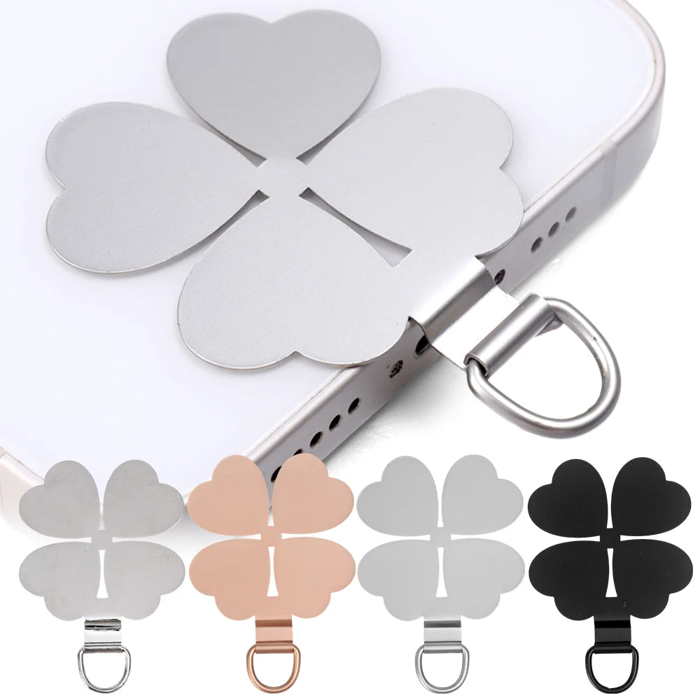 Parche de cordón de Metal ultrafino para teléfono móvil, cuerda colgante antipérdida Universal de acero inoxidable, Clip de lengüeta, accesorios para teléfonos