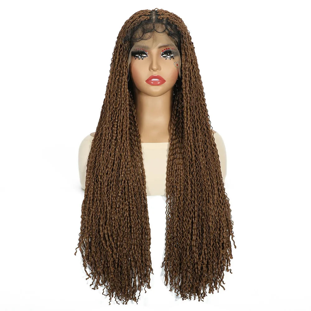 SQRDGQ Peluca de Cabello Sintético Rosa para Mujer, Pelucas Trenzadas Rizadas Profundas para Mujer, Peluca con Frente de Encaje 13*6 con Cabello de Bebé, Pelucas Baratas en Oferta