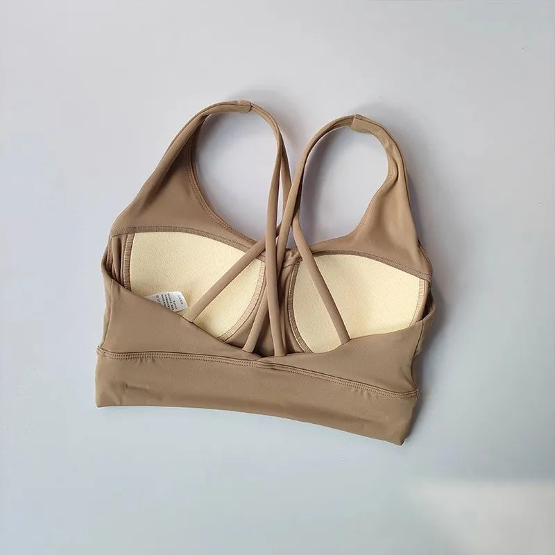 Conjunto de Yoga transpirable para mujer, traje deportivo de 2 uds, ropa de gimnasio, ropa de entrenamiento, Top corto de gimnasia, Legging de cintura alta, conjunto de sujetador de Fitness, trajes deportivos