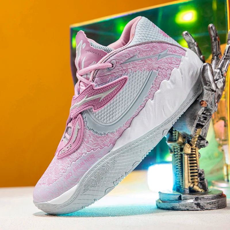 Zapatillas de baloncesto para hombre, transpirables, con amortiguación, antideslizantes, para correr, entrenamiento de gimnasia, zapatillas de baloncesto atléticas
