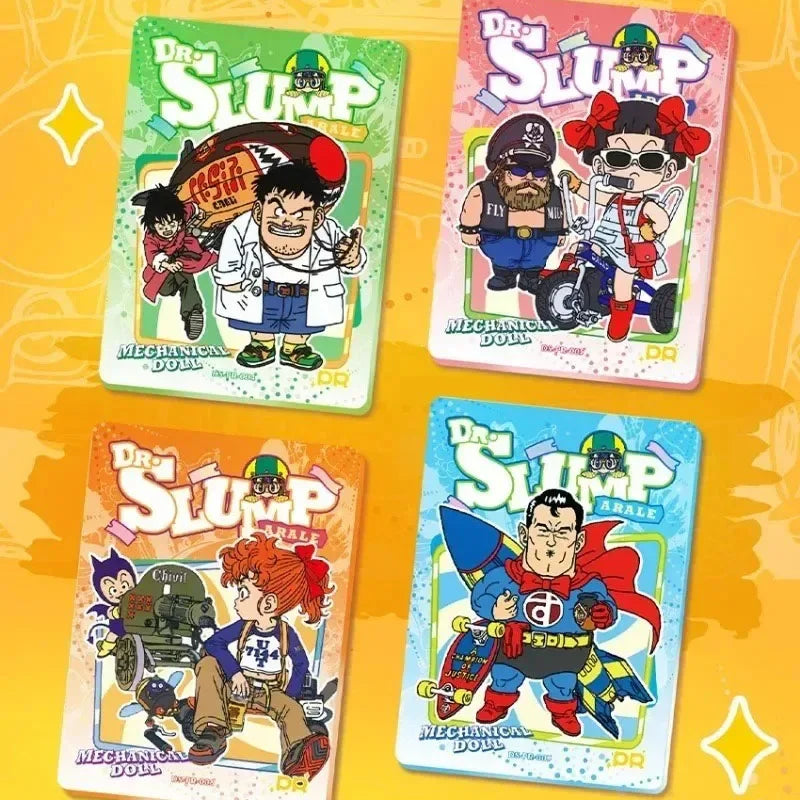 Tarjetas Arale originales Akira Toriyama, figuras de autorretrato, tarjeta rara SE SP BP, periferia de animé, tarjeta coleccionable, juguete para regalo