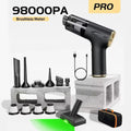 CENRR 98000PA Mini aspiradora de coche inalámbrico potente limpiador de coche inalámbrico aspiradora portátil de mano pistola de aire