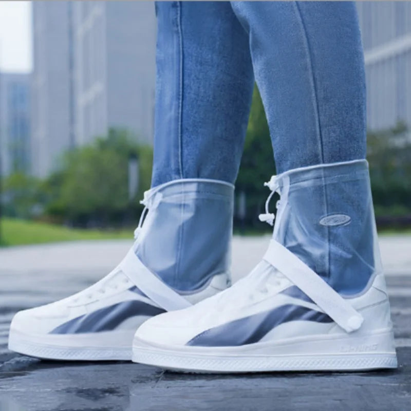 Cubierta impermeable para zapatos contra la lluvia, cubiertas antideslizantes reutilizables para botas de senderismo y ciclismo, protectores para zapatos, cubierta para botas de arena húmeda para lluvia y nieve