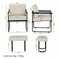 Silla de sala de estar con reposabrazos decorativo, sillón con marco, sofá individual, dormitorio de diseño, balcón, muebles estéticos