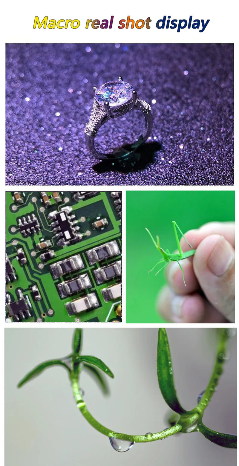 Lente Macro profesional de 120MM, lente Super Macro HD 5K, Clip Universal para cámara fotográfica, para iPhone, Samsung, Xiaomi, HUAWEI, Android