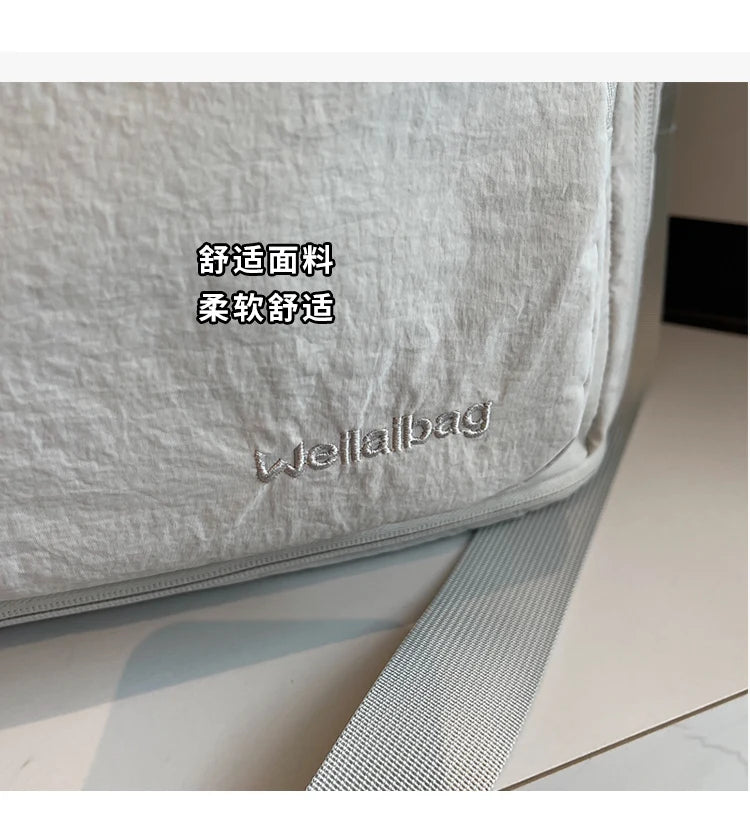 Bolsas de viaje Oxford con cremallera a la moda, bolsos sencillos de gran capacidad para mujer, gran oferta 20220, bolsas de viaje portátiles con hilo de coser