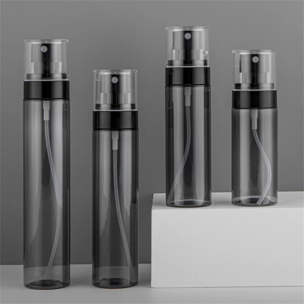 Botella de Spray de 60ml, 80ml, 100ml, 120ml, botella de niebla fina recargable, botella cosmética portátil, botella de loción Sub-embotellado