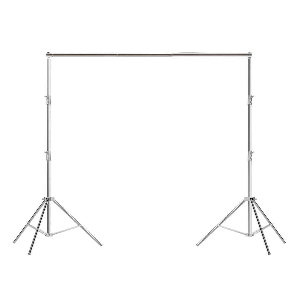 2,6x3M/8,5x10 pies foto Video estudio telón de fondo soporte telescópico ajustable sistema de soporte de fondo con bolsa de transporte