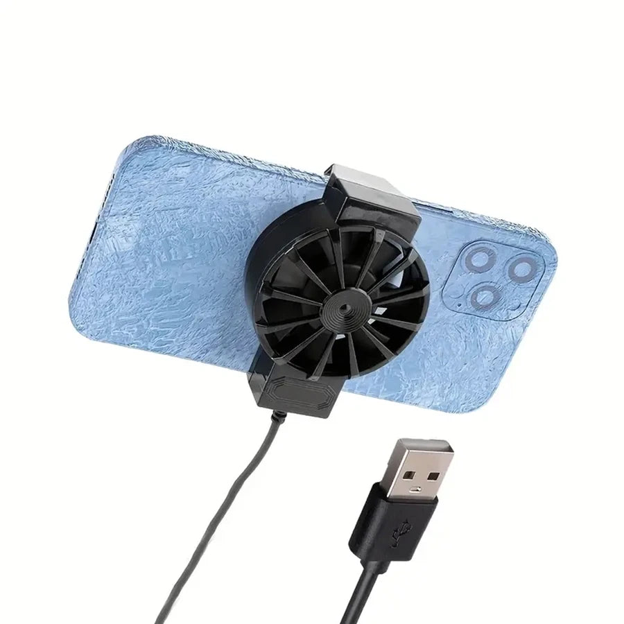 Enfriador portátil para teléfono, ventilador para teléfono, control de temperatura del dispositivo, imprescindible para jugadores y entusiastas de la tecnología