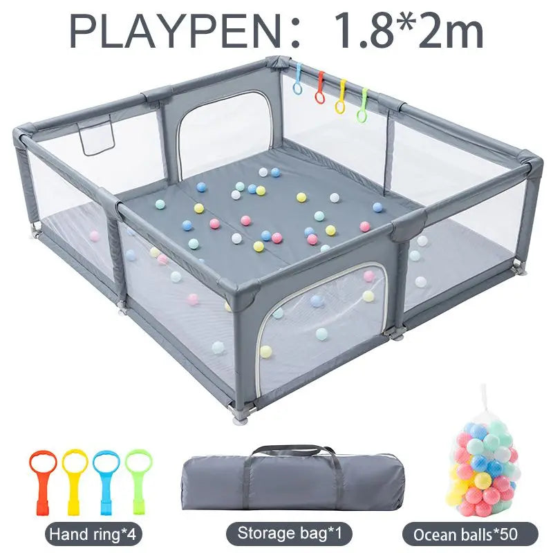 Parque infantil para bebés, recién llegado, parque infantil para bebés de 6 meses a 6 años, parque infantil para niños, valla de seguridad interior para bebés