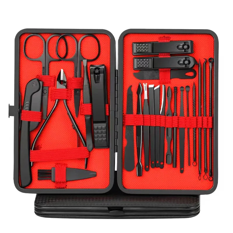 Juego de cortaúñas para manicura, herramientas de belleza prácticas, recortador de uñas, cuchillo de pedicura, cuchillo para pelar orejas