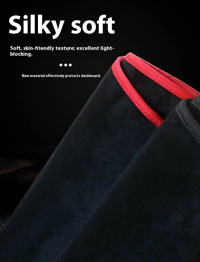 Alta calidad para Peugeot 207 206 + cubierta para salpicadero de coche, alfombrilla parasol para evitar almohadillas de luz, alfombras, accesorios interiores Anti-UV