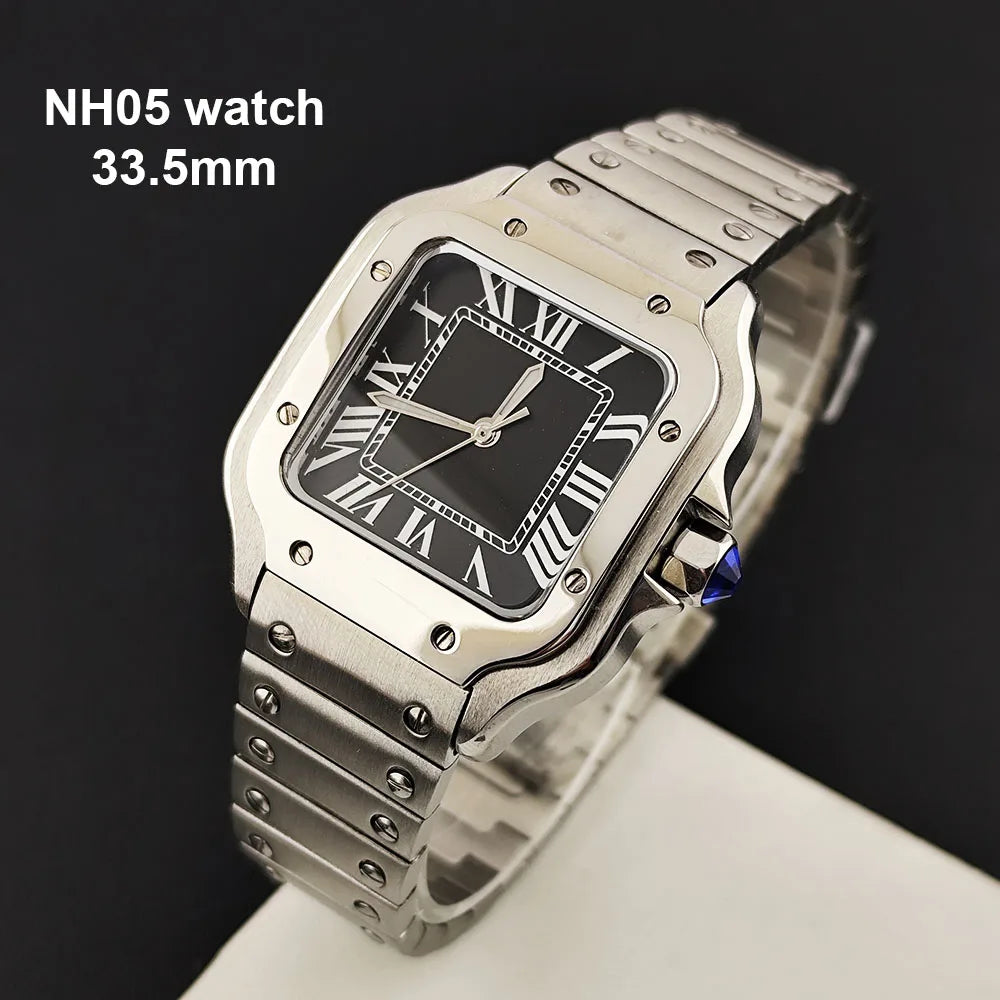Reloj de Moda para Mujer 2026, Modelo NH05, Color Rosa Plateado, Acero Inoxidable, Logotipo Personalizado, Movimiento NH05