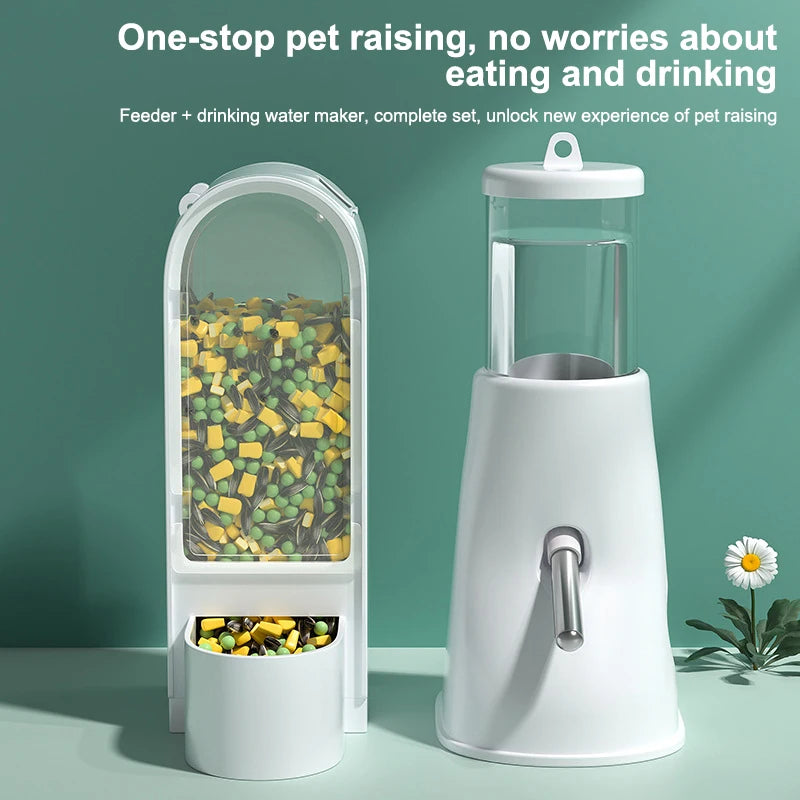 {Summer2} Bebedero de agua para animales pequeños, dispensador automático, botella de agua para hámster, dispensador de agua para mascotas de gran capacidad, suministros para mascotas