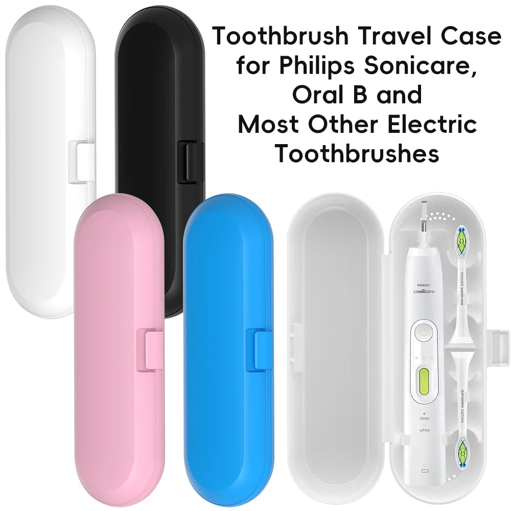 Estuche de viaje para cepillo de dientes eléctrico Oral B y Philips, soporte portátil para cepillo de dientes, funda protectora, caja de almacenamiento limpia