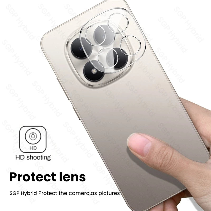 Funda protectora de cámara curvada de vidrio templado transparente 3D de 3 uds para Redmi Note 15 Pro 5G cubierta de lente en Redmy Note15 Pro + Pro Plus 5G