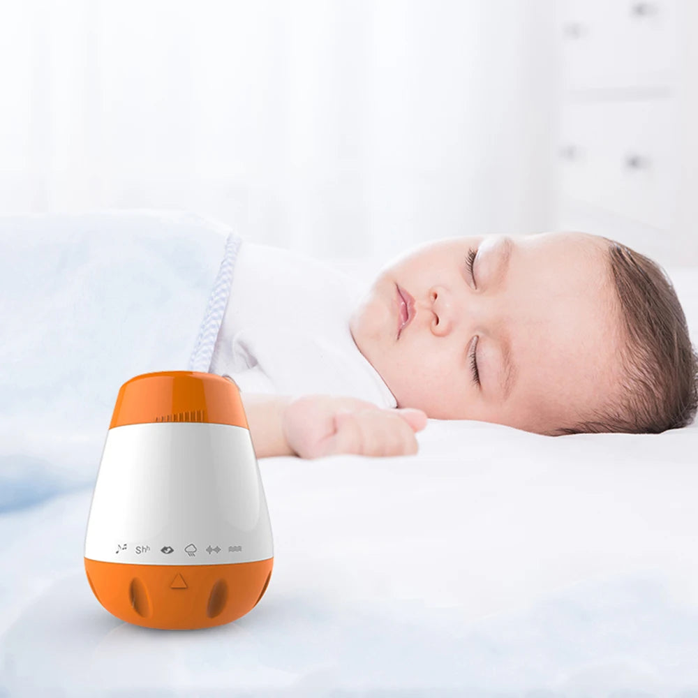 Máquina de Ruido Blanco para Bebés, Sensor de Voz Inteligente, Ayuda para Dormir, Terapia de Sonido, Monitor y Generador de Sonido para Bebés y Adultos