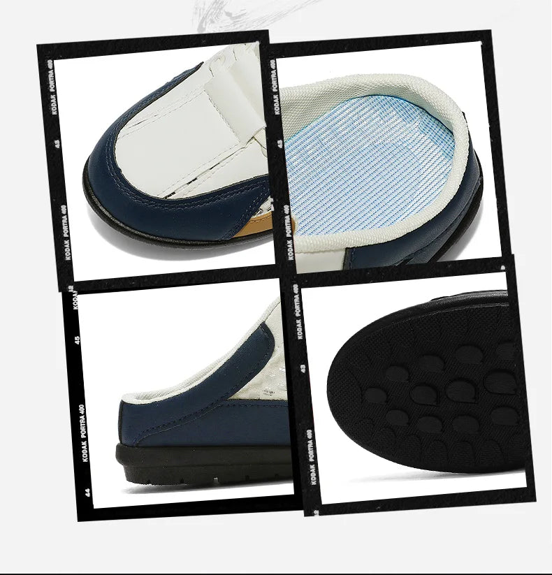 Zapatos de Hombre Estilo Verano 2026, Diseño Cerrado y Deslizante con Malla Transpirable, Mocasines Modernos y Transpirables