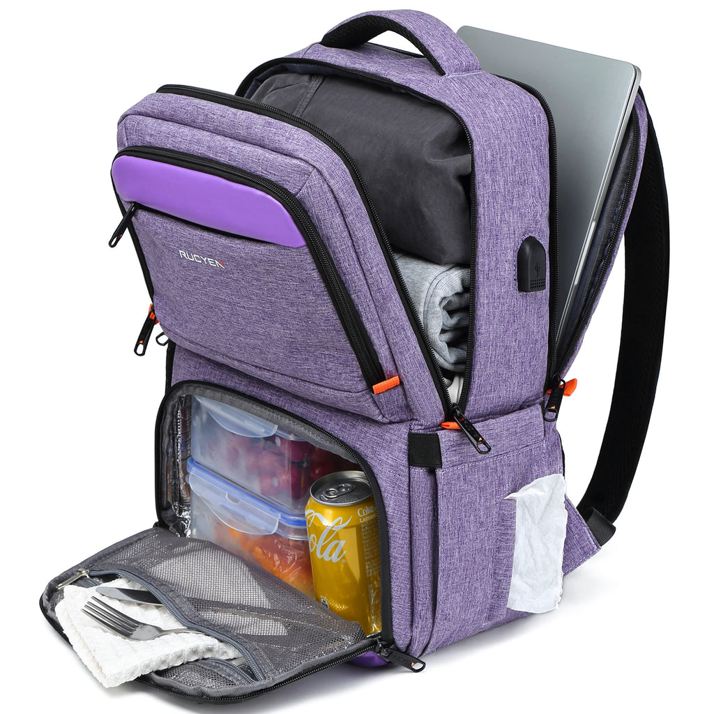 Mochila para el almuerzo, bolsa de Picnic con aislamiento, bolsa de viaje multifuncional, gran capacidad, Picnic al aire libre, Camping, mochila impermeable