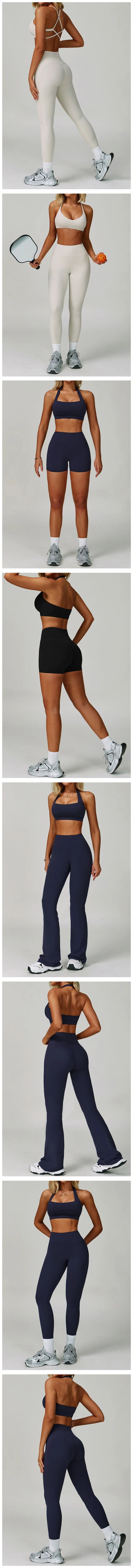 Conjuntos de 2 uds de chándal para mujer, ropa deportiva, conjuntos de Yoga, ropa deportiva, sujetador de entrenamiento, conjunto de mallas de cintura alta, ropa de gimnasio, trajes deportivos