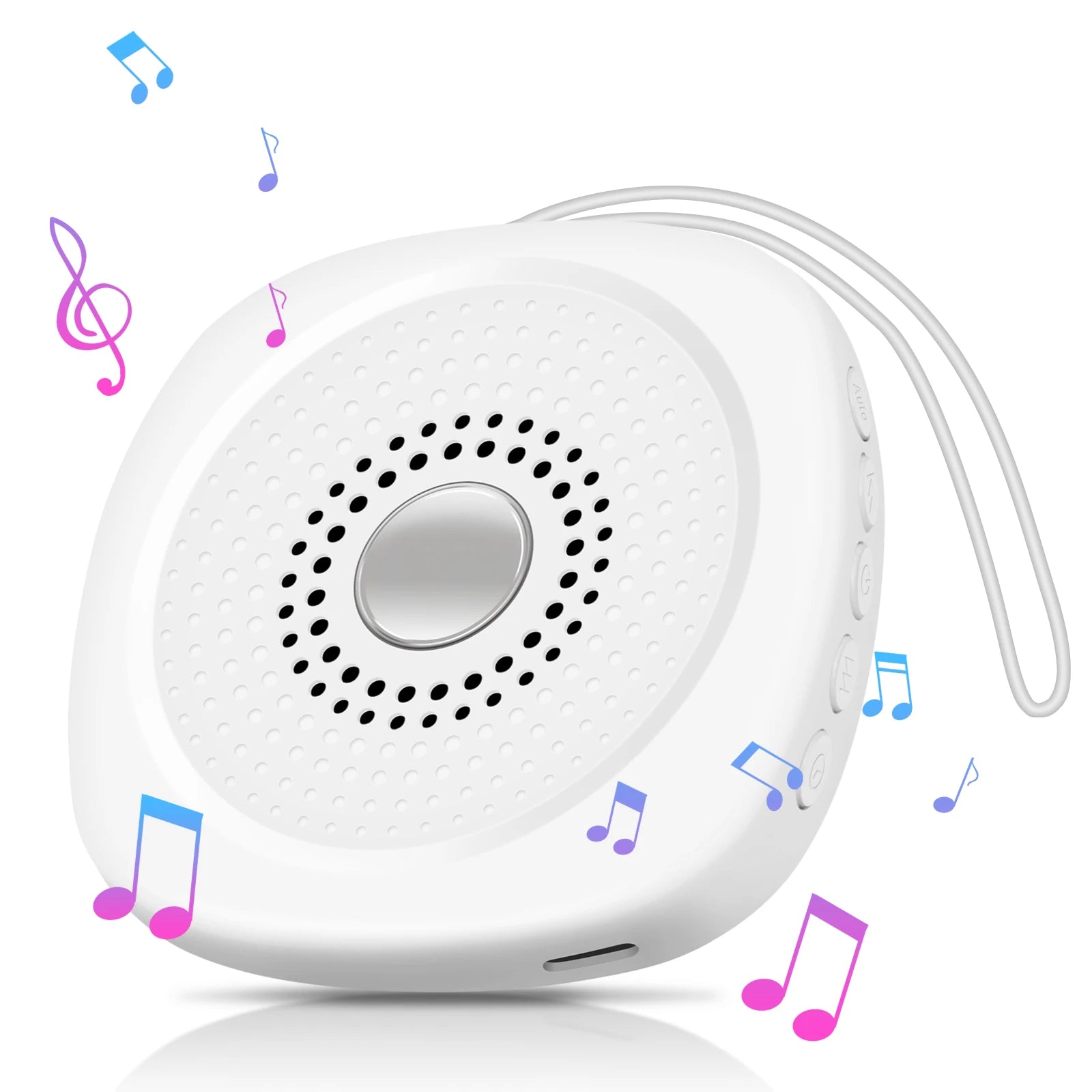 Máquina de Sonido Blanco con 10 Sonidos Relajantes, Ayuda para Dormir para Bebés, Niños y Adultos, Relajación Nocturna, Dispositivo para Aliviar la Presión